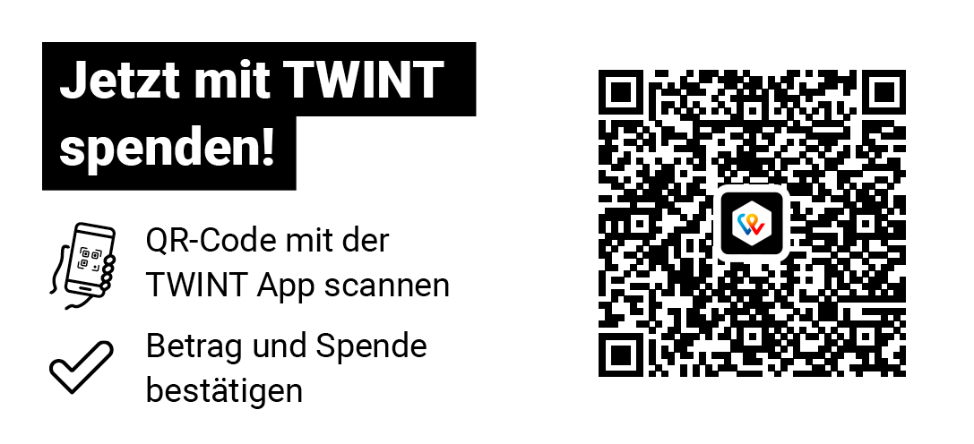 Jetzt mit TWINT spenden!